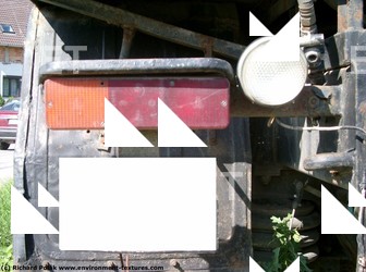 Photo Texture of Taillights Car