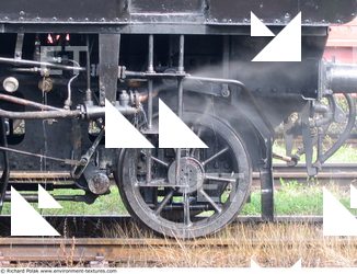 Photo Texture of Train Wheel