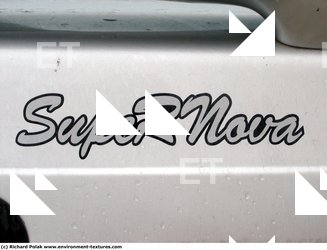 Letter and Numbers Sign