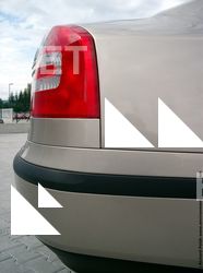 Photo Texture of Taillights Car