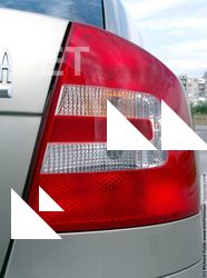 Photo Texture of Taillights Car