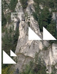 Cliffs Overgrown Rock