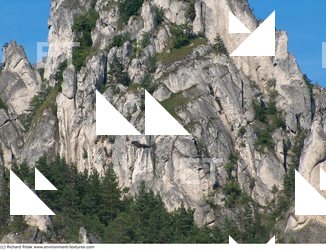 Cliffs Overgrown Rock