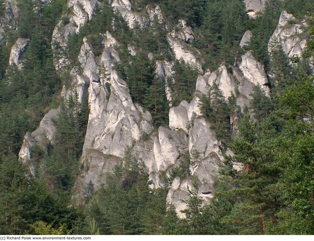 Cliffs Overgrown Rock