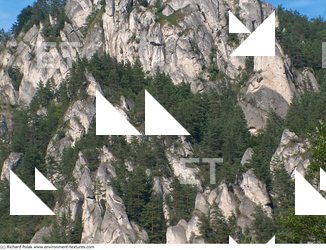 Cliffs Overgrown Rock