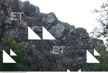 Cliffs Overgrown Rock