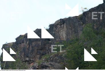 Cliffs Overgrown Rock