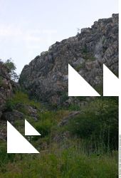 Cliffs Overgrown Rock