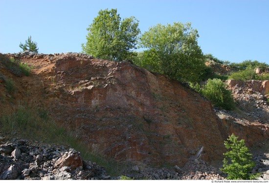 Various Walls Stones Cliffs Overgrown Rock