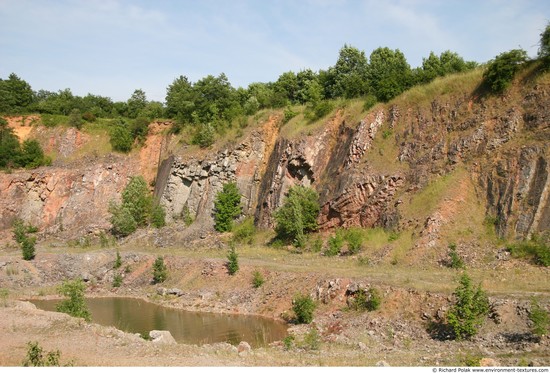 Various Walls Stones Cliffs Overgrown Rock