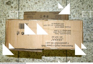 Boxes Cardboard Warnings Sign