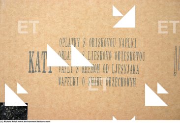 Letter and Numbers Sign