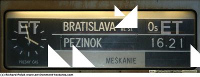 Information rail board