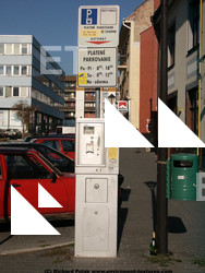 Parking automat machine