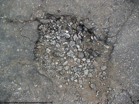 Damaged Asphalt