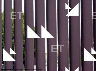 Photo Texture of Metal Rollup Door