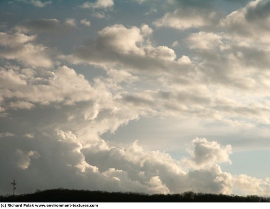 Blue Clouded Skies