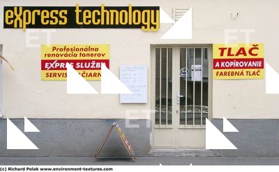 Photo Texture of Building Shop