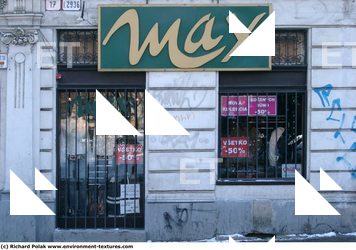 Photo Texture of Building Shop