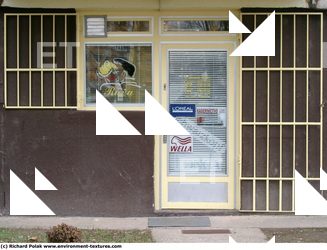 Photo Texture of Building Shop