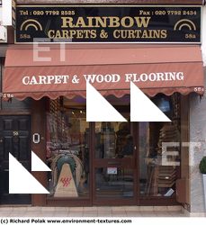 Photo Texture of Building Shop