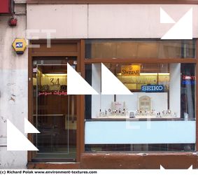 Photo Texture of Building Shop