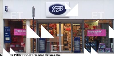 Photo Texture of Building Shop