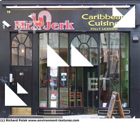 Photo Texture of Building Shop