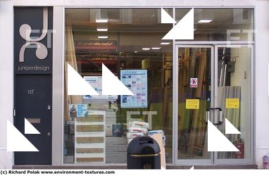 Photo Texture of Building Shop