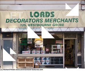 Photo Texture of Building Shop