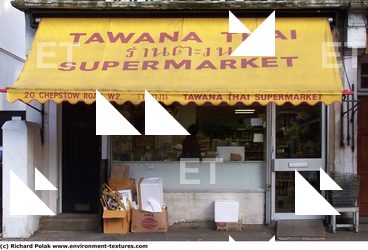 Photo Texture of Building Shop