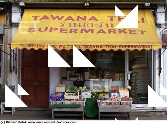 Photo Texture of Building Shop