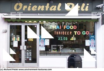 Photo Texture of Building Shop