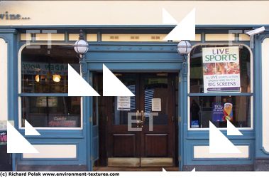 Photo Texture of Building Shop