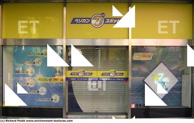 Photo Texture of Building Shop