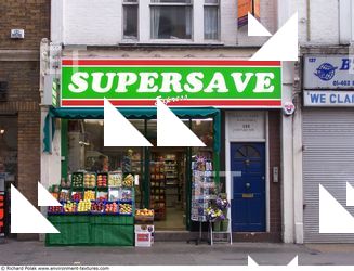 Photo Texture of Building Shop