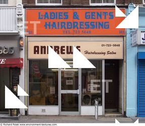 Photo Texture of Building Shop