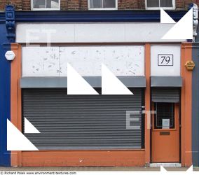 Photo Texture of Building Shop