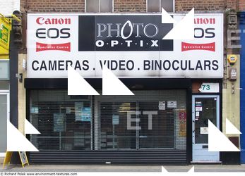 Photo Texture of Building Shop