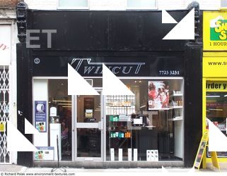 Photo Texture of Building Shop