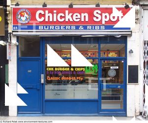 Photo Texture of Building Shop