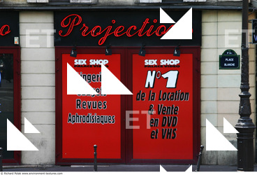 Photo Texture of Building Shop