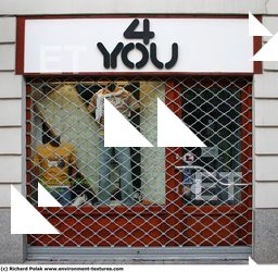 Photo Texture of Building Shop