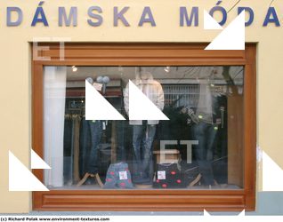 Photo Texture of Building Shop