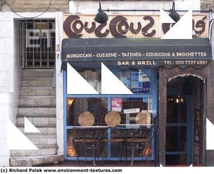 Photo Texture of Building Shop