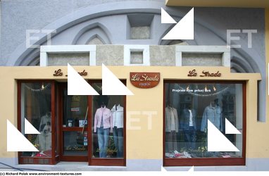 Photo Texture of Building Shop