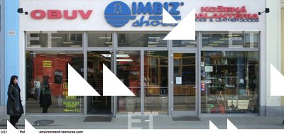 Photo Texture of Building Shop