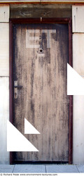 Single Old Wooden Doors