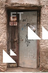 Single Old Wooden Doors