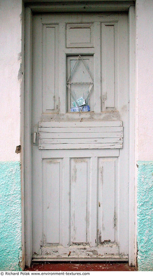 Single Old Wooden Doors